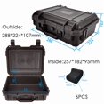 thumbnail image 1 of 6/10/15 Slot Plastic Watch Case Portable Waterproof Watch Case Is Used To Store Watches Box Collection Watch Box pelican case 6 Slots, 1 of 6