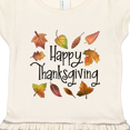 thumbnail image 3 of Inktastic Happy Thanksgiving Fall Leaves Gift Toddler Girl Dress, 3 of 4