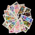 thumbnail image 1 of PVCS 12Patterns Water Decals Nail Art Transfer Stickers Big Sheet Manicure Decoration, 1 of 6