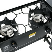 Barton Propane Double Burner Stove - 120,000 BTU Portable Outdoor Cooktop