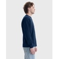 thumbnail image 2 of Hanes Authentic Unisex Long Sleeve T-Shirt Navy M, 2 of 4