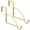 Champagne Gold, variant on Over The Door Hooks Over Door Hanger Sturdy Valet Hooks Mounted Hanging Storage Organizer Rack for Clothes Coats Towels Hats Scarves Purses