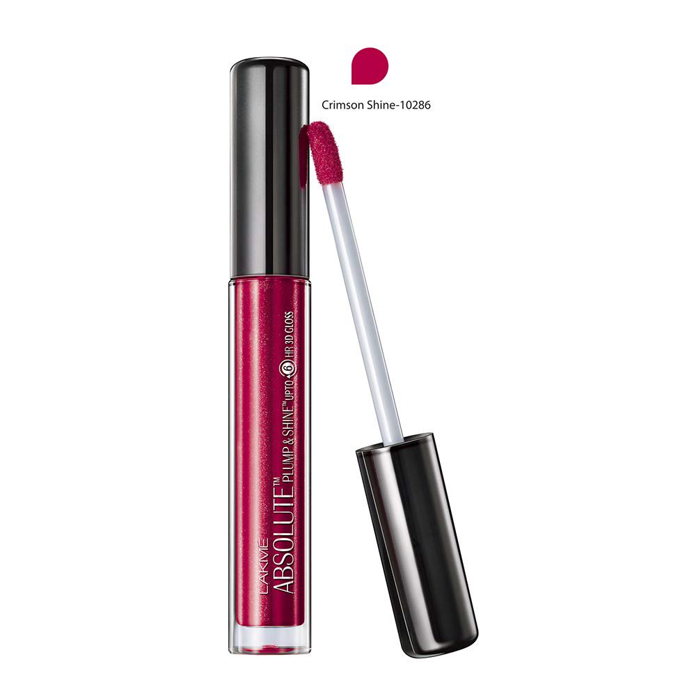 Lakme Lakme Absolute Plump and Shine Lip Gloss, Crimson Shine, 3ml