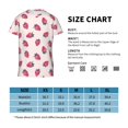 thumbnail image 2 of Wukai Hand Drawn Strawberry Youth Unisex Short Sleeve T-Shirt for Boys, Girls, Teens, and Kids-X-Small, 2 of 7