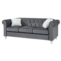 Glory Furniture Raisa Sofa in Gray Color