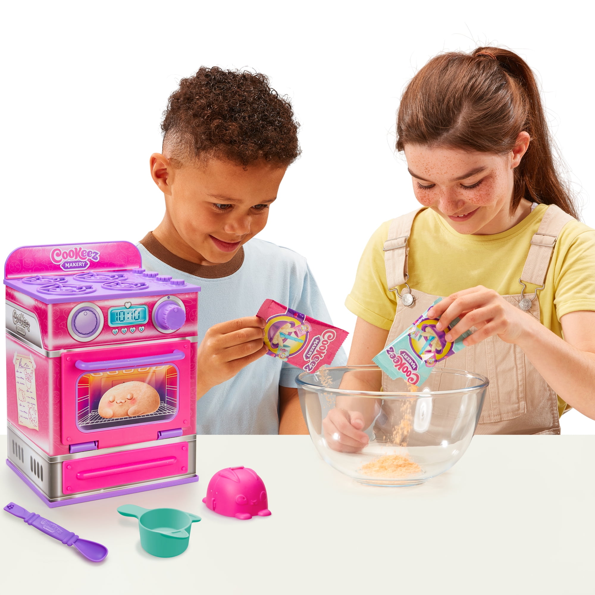 Cookeez Makery Cinnamon Treatz Pink Oven, Scented, Interactive Plush, Styles Vary, Ages 5+