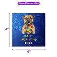 thumbnail image 5 of Autism Awareness Bullmastiff Accept Understand Love Set of 4 Stone Coasters Dog Lover 4x4in Absorbent Soapstone Coaster - 12003, 5 of 5