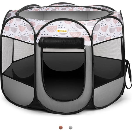 TASDISE 29" Portable Dog Playpen Foldable Exercise Kennel Tent for Cats Puppy Rabbits 600D Oxford