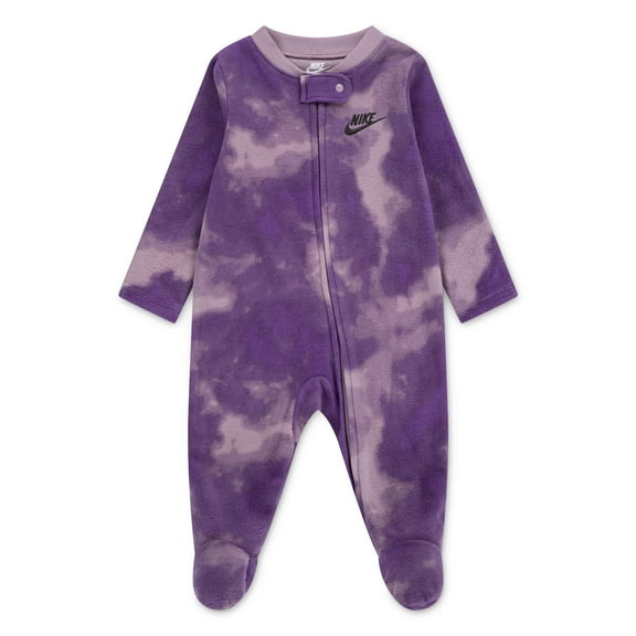 Baby Boy Nike Futurastorm Footed Coveralls Color: Plum Size: 6 MONTHS