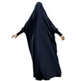 thumbnail image 3 of OBEEII Women Muslim Dresses Hooded Prayer Dresses Hihab Abaya One-Piece Islamic Prayer Dresses Eid Ramadan, 3 of 9