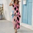 thumbnail image 5 of Leopard Print Pattern Sleeveless Dress Female Clothing Dress Women Summer 2025 Dress, 5 of 6