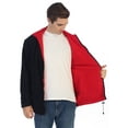 thumbnail image 4 of Gioberti Mens Zip Up Reversible Polar Fleece Heavy Jacket, 4 of 7