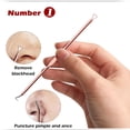 thumbnail image 4 of Remover Facial Extractor Comedone Acne Pimple Tool Stainless Other, Beauty Equipment, 4 of 9