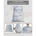 thumbnail image 7 of Blue Eucalyptus Body Pillow Covers, Botanical Plant Rustic Branch Floral Soft Bed Throw Pillowcases Breathable Cooling Long Lumbar Body Pillow Sham Cover for Bed Sofa 20''x54'', 7 of 7