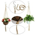 thumbnail image 4 of Macrame Plant Hanger, 4 Packs Plant Hangers, Hanging Planter for Indoor Plants Decorative Macrame Pot Hanger for Home Decor, 4 of 7