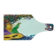 thumbnail image 2 of Mardi Gras Cutting Board, Colorful Framework Design Vibrant Beads and Fat Tuesday Holiday Theme, Decorative Tempered Glass Cutting and Serving Board, Wine Bottle Shape, Multicolor, by Ambesonne, 2 of 5