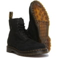 thumbnail image 5 of Dr Martens 1460 Pascal Men's Water Resistant Milled Nubuck Leather Boot In Black Size 10.5 M, 5 of 6