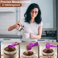 thumbnail image 4 of Cuchara medidora y embudo para café Palksky de 2 cucharadas, color morado, 4 of 7