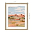 thumbnail image 5 of Kate and Laurel Framed Wall Art Print 'Southwestern Dreams l' by Nikita Jariwala, 22 x 26, Woodgrain Stripe Mocha Frame, Casual Transitional, Landscapes, Nature Art for Wall Decor, 5 of 7