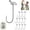 Dual-Slot Model A, variant on Weighted Urchin Bait Hooks 12 Pack – Barbed Keeper Soft Plastic Hooks with Rear-Weighted Design, 3 Sizes 1/0, 4/0 & 5/0 for Bass, Pike & Saltwater Fishing