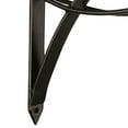 thumbnail image 5 of Achla Designs Wrought Iron Scroll Bracket, Black, 23", 5 of 7