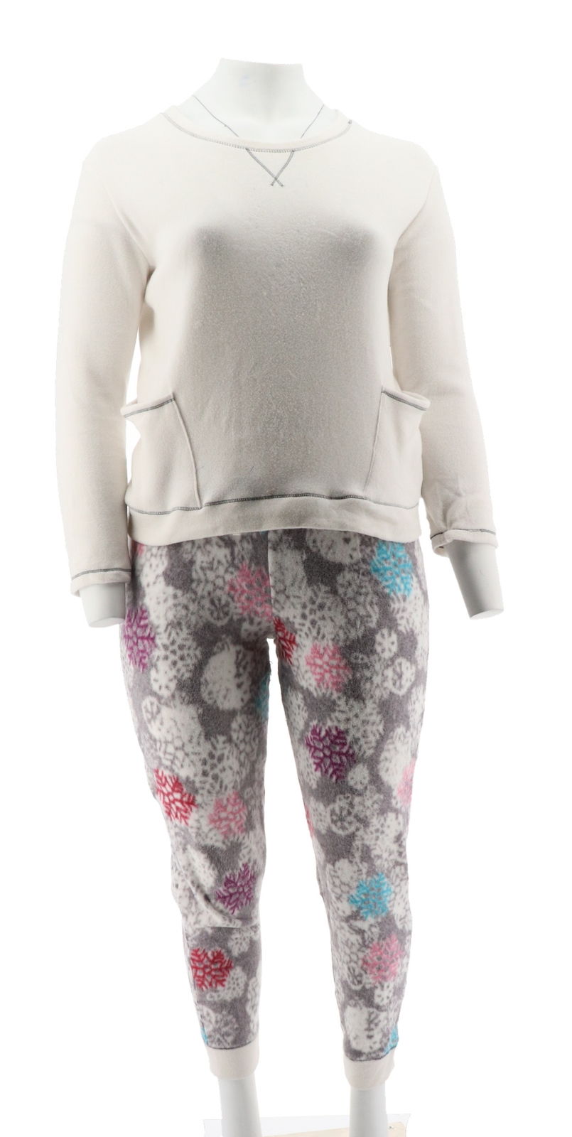 Cuddl Duds Stretch Fleece Novelty Pajama Set A287488