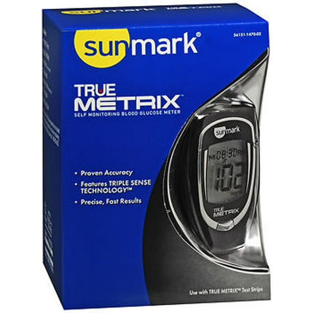 Sunmark True Metrix Self Monitoring Blood Glucose Meter