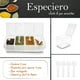 thumbnail image 3 of Especiero con cuatro compartimentos para Condimentos con Cucharas,color Transparente Idea Nuova Contenedores transparesntes con cucharas, 3 of 7