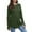 Army Green, variant on UAMVSH Long Sleeve Pullover Shirts for Women Soft Tunic Tops with Thumb Hole Casual Crew Neck Slim Fit Blouses Spring Fall(Small,Black)