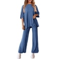 thumbnail image 3 of Conjunto de 2 Piezas para Mujeres PRETTYGARDEN Azul S, 3 of 6