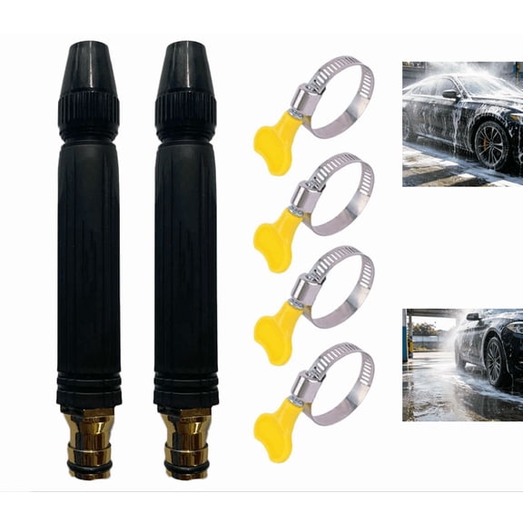 2026 NEW Home High-Pressure Car Wash Water washer, Garden Hose Nozzle High Pressure Powerful Cleaning Spray Evenly, High Pressure Hose Nozzle