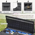 thumbnail image 4 of Devoko 122 Gallon Outdoor Patio Box Deck Plastic Resin Storage Box Backyard, Dark Grey, 4 of 7