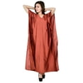 thumbnail image 2 of Women's Kafatan Maxi Summer Caftan Outfit Casual Dress Cover Ups Cotton Silk, Women Kaftans Dresses, S-3XL, Regular to Plus Size, 2 of 5