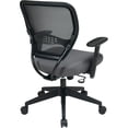 thumbnail image 2 of Space seating Professional Dark Air Grid Back Managers Chair with Custom Fabric Seat, 2 of 3