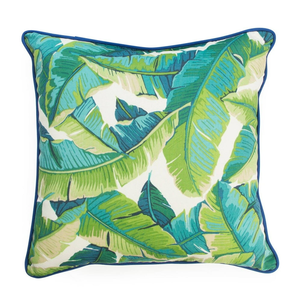 Coral Coast Curious Tropical Bird 17 in. Outdoor Toss Pillows - Set of ...