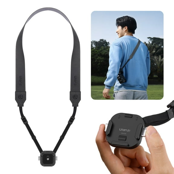 Ulanzi UKA06 Camera Quick Release Shoulder Strap Kit for DSLR & Mirrorless – Adjustable Neck Sling with Uka/F38 Plate Compatibility