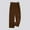 Brown, variant on Velvet Pants for Women Elastic Waist Loose Wide Leg Vintage Lounge Party Pants
