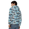 thumbnail image 4 of Kdxio Sea Marine And Lighthouse Print Men Hoodies Casual Hoodies for Men with Zip Pockets Full Zip Long Sleeve Sweatshirt Sports Hooded Jacket-X-Large, 4 of 5