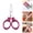 Hot Pink, variant on NUOKO Mini Foldable Scissors,Portable Small Scissors, Safety Folding Pocket Scissor, Suitable for Travel, Home, Office, Craft, Sewing, Outdoors Accessories