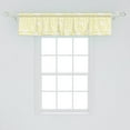 thumbnail image 2 of Ambesonne Floral Window Valance, Spring Daisy Blossoms, 54" X 12", Yellow White, 2 of 3