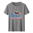 thumbnail image 4 of Busydd T Shirts for Man 4th of July Casual Comfy Round Neck Cotton T Shirts Summer Short Sleeve Independence Day Tops Trendy USA Print Patriotic Tshirts, 4 of 5