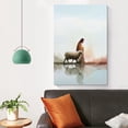 thumbnail image 4 of Jesus Christ Wall Art - Jesus And The Lamb Painting - Jesus Bohemian Canvas Poster Print Photo Art Painting Canvas Poster Home Decorative Bedroom Modern Decor Posters Gifts 16x24inch(40x60cm), 4 of 6