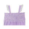 thumbnail image 4 of Girls Dress Purple Tank Smocked Ruffle Skirt Sundress 2, 4 of 8
