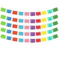 thumbnail image 1 of Papel picado artesanal DECORAMEC PAPEL PICADO guirnaldas 5 tiras 5 metros, 1 of 4