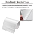 thumbnail image 3 of Uxcell Reflective Tape Caution Warning Sticker Adhesive Tape 6 Inch x 10 Ft Waterproof Marking Tape White, 3 of 4
