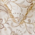 thumbnail image 2 of The HomeCentric King / Queen / Twin Beige Decorative Bed Runner Full 68"x18" Bed Runner WITH Two Pillow Cover, Floral, Pearl, Jute Lace, Embroidery Bed Scarf on Cotton fabric - Floral Luster, 2 of 3