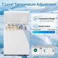 thumbnail image 5 of DIMEDEAL 2.0 Cu.Ft Chest Freezer, Compact Mini Deep Freezer with 7 Temp Settings & Removable Basket, Top Door Free-Standing Freezer for Home, Dorm, Garage, Office, Apartment & Basement, 5 of 8