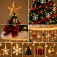 thumbnail image 6 of Christmas Hot! Christmas Tree and Santa Hat Shaped Hanging Light, Festive Holiday Decoration Light for Window Doorway Porch Yard, Durable Plastic Christmas Ornament for Home Party Decor, 6 of 6