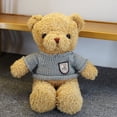 thumbnail image 4 of Plush toy vintage sweater bear large couple teddy bear doll doll gift items, 4 of 5