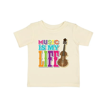 

Inktastic Violin Music is My Life Gift Baby Boy or Baby Girl T-Shirt